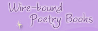 Wire-bound Poetry Books
